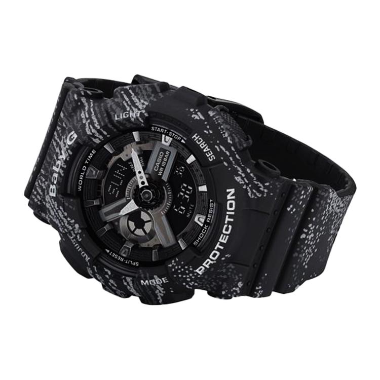 Casio Женские часы BABY-G Черные BA-110TX-1A BA-110TX-1A