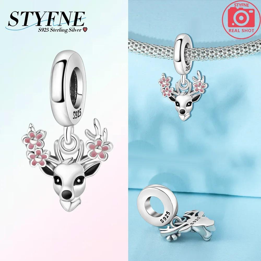 Exquisite Copper Monkey Holds Red Heart Bracelet Cute Lion Charms Fit Women Fine Jewelry Party Beads Diy Gifts