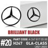 ABS Car Rear Trunk Emblem Sticker Mercedes Logo Badges Cover Decal For Mercedes Benz AMG GLA-class H247 2021-2023 A2478170500