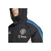 Adidas Manchester United Stadium 2022-23 Повседневная куртка с капюшоном Куртки унисекс Черные HT4290