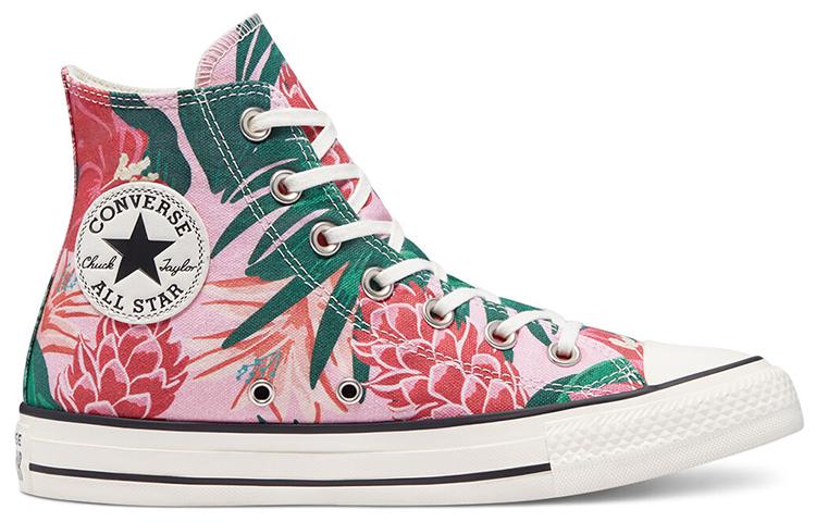 Кеды Converse Chuck Taylor All Star High 'Сцена в джунглях - Розовый цветочный принт' 171077C