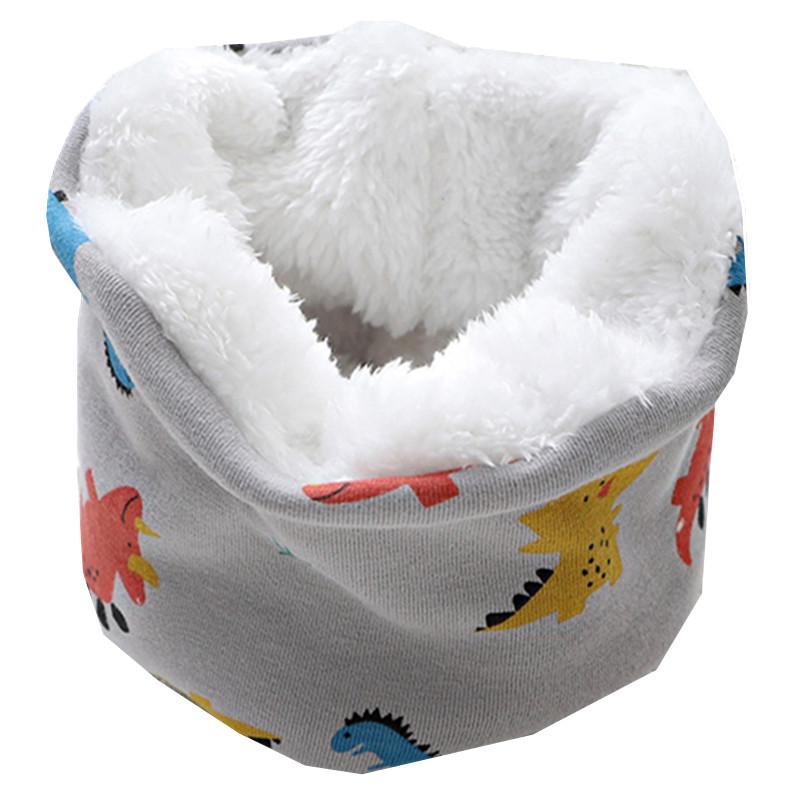 Новый Плюшевый Детский Шарф Весна Осень Зима Детский Теплый Шейный Платок Толстый Детский Воротник для Мальчиков Девочек Детская Буфанда