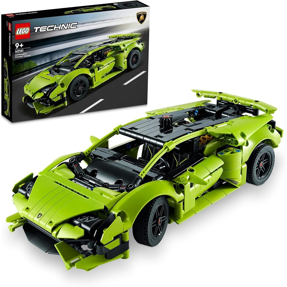 Конструктор LEGO Technic Lamborghini Huracan для детей 9-11 лет, модель транспортного средства 42161