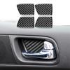 4Pcs Real Carbon Fiber Inner Door Handle Bowl Cover Trim For 07-13 Infiniti G37