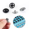 50 Pairs/set Clothes Shirts Stainless Steel Scrapbooking Fasteners  Press Button Snap Buttons Metal