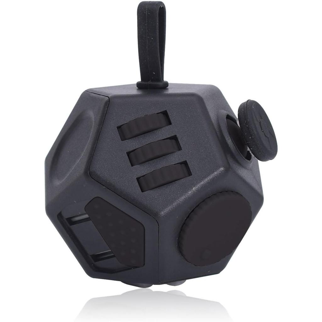 Маленькие игрушки-фиджет, 12-гранные кубические игрушки для детей и взрослых с тревогой, СДВГ, аутизмом и снятием стресса