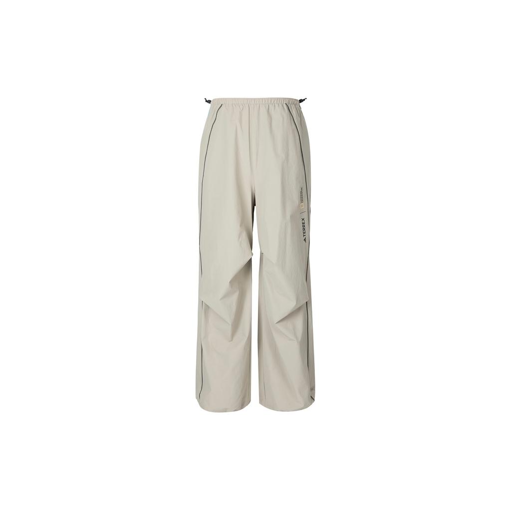 Adidas X National Geographic Collaboration Travel Outdoor Series UPF100+ свободные мягкие модные трикотажные спортивные брюки женские брюки JD5846