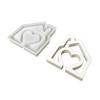 House Shape Silicone Molds Heart House Candle Mold Scented Candle Molds Handmade Soap Molds DIY Candle Making Supplies