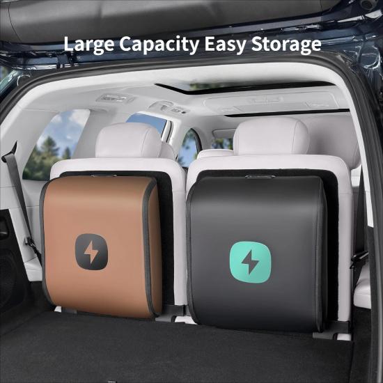Для Geely Galaxy Starship 7 EM-i Сумка для хранения зарядного пистолета автомобиля Сумка для зарядного кабеля электромобиля Декоративный аксессуар для интерьера