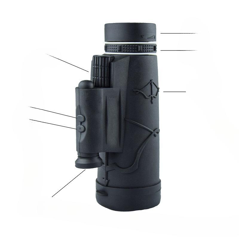 12x50 Однотрубный мощный однотрубный телескоп для мобильного телефона высокой четкости наружного ночного видения с лазерной лампой. Производители поколения.