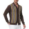Spring And  Men's Long Sleeve Sweater Striped Business Sweater
