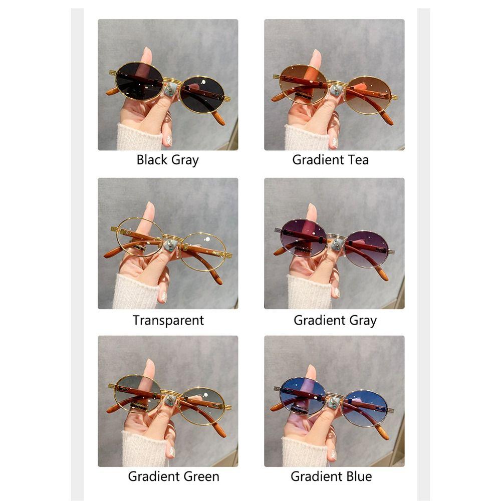 Fashion Small Frame Vintage Round Sunglasses Classic Luxury Oval Sun Glasses Trendy UV400 Shades for Women & Men