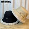 Woolen Thickened Warm Bucket Hat Women's Winter Cold Plush Ear Protection Hat Fashion Bucket Hat