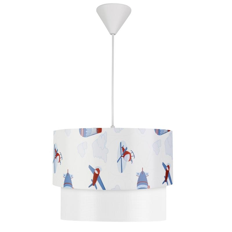 Cake Shaped Children's Room Chandelier Planes PVC Material Children's Room Pendant Lamp