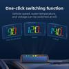 M4 OBD HUD Проекционный дисплей Цифровой спидометр Температура воды Напряжение Сигнализация скорости Большой передний Автомобильное электронное устройство