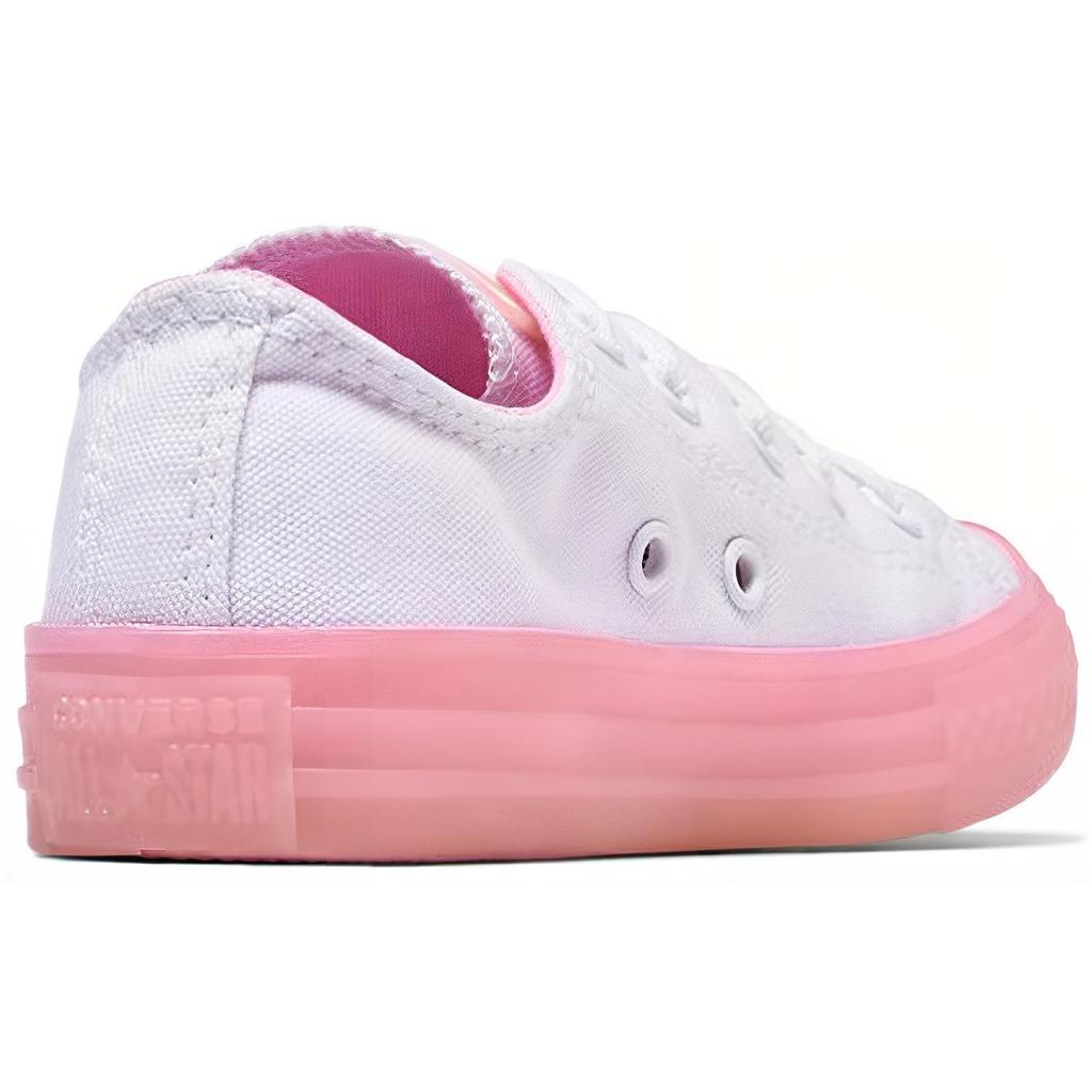 Converse Chuck Taylor All Star Low Top Canvas Shoes Kids Sneakers Pink White 660719C