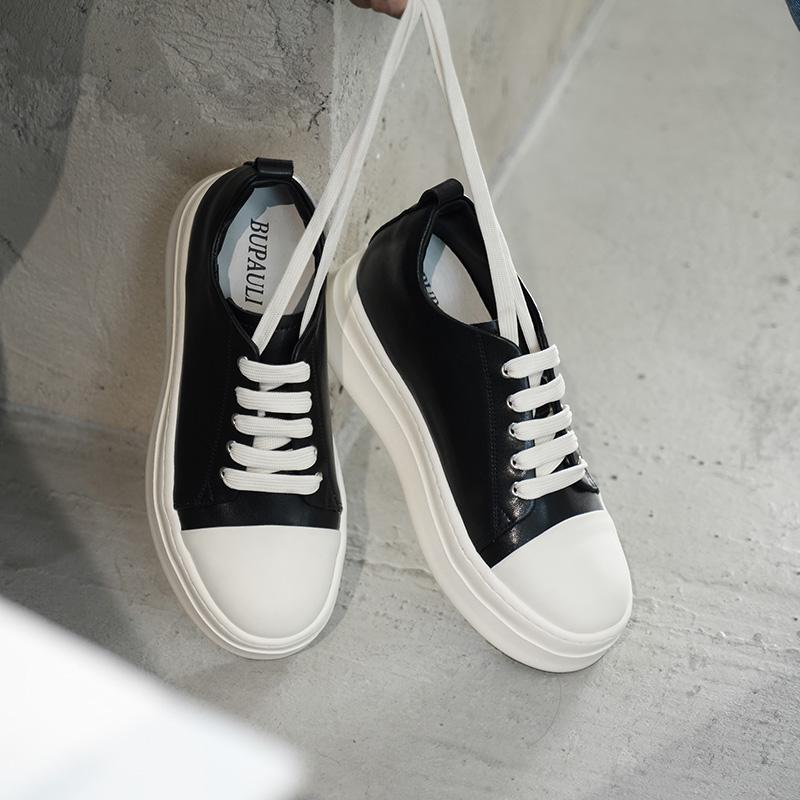 Модные мужские повседневные туфли из натуральной кожи высокого класса, удобные вулканизированные туфли, мужская обувь для скейтборда класса люкс, универсальные кроссовки