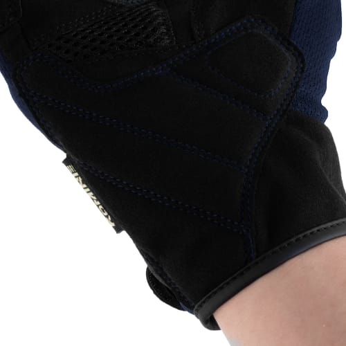 Komine GK-2493 Protective Vintage Mesh Gloves for Motorcycles Navy S