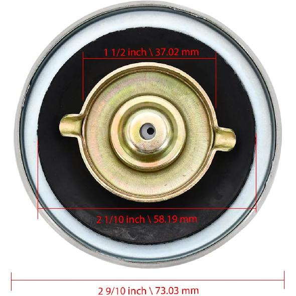 Fuel Cap E7NN9030AA AT20911 E5NN9N208CA Compatible With Ford Tractor 2310 2600 2910 3500 3600 3610 4000 4400 4500 5610 2N 8N 9N TW10 Compatible With