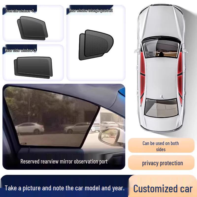 Магнитные шторки-сетки для Nissan X-Trail с защитой от света и жары