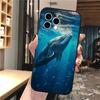 Whale Phone Case For iphone 17 Pro Max Air 16 15 14 13 Pro Max 15 16 Pro 15Plus