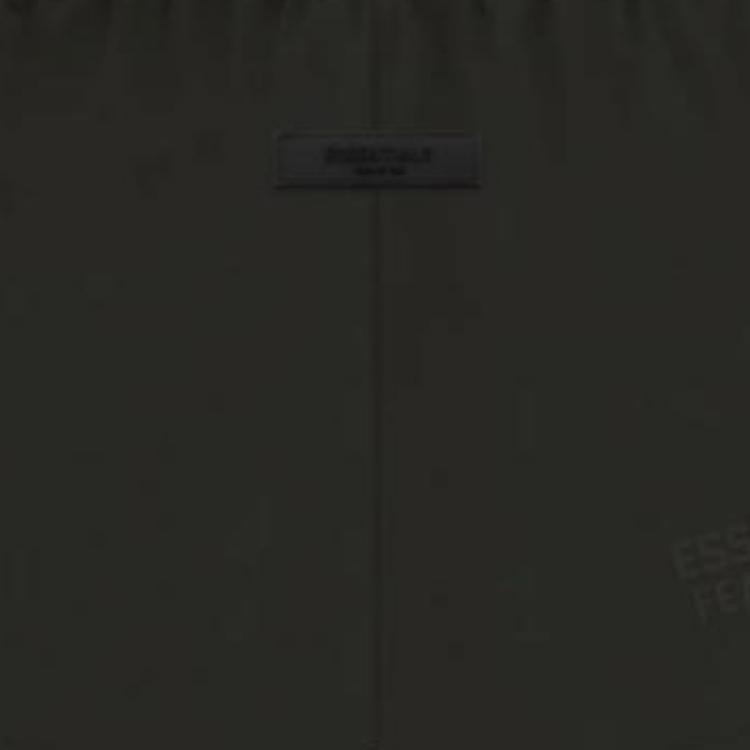 Fear of God Essentials Беговые нейлоновые шорты, темно-черные, мужские, низ 160BT224040F