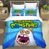 M-My Singing Monsters печатные комплекты постельного белья изысканный набор постельных принадлежностей пододеяльник комплект одеяла комплект постельного белья роскошный подарок на день рождения