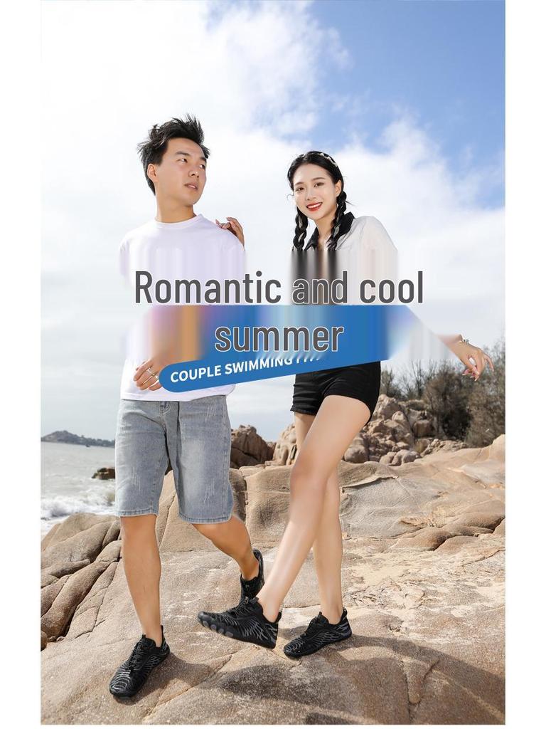 Unisex Spring/Summer Water Shoes - Skin-Friendly & Soft Sole for Swimming, Diving, and Wading