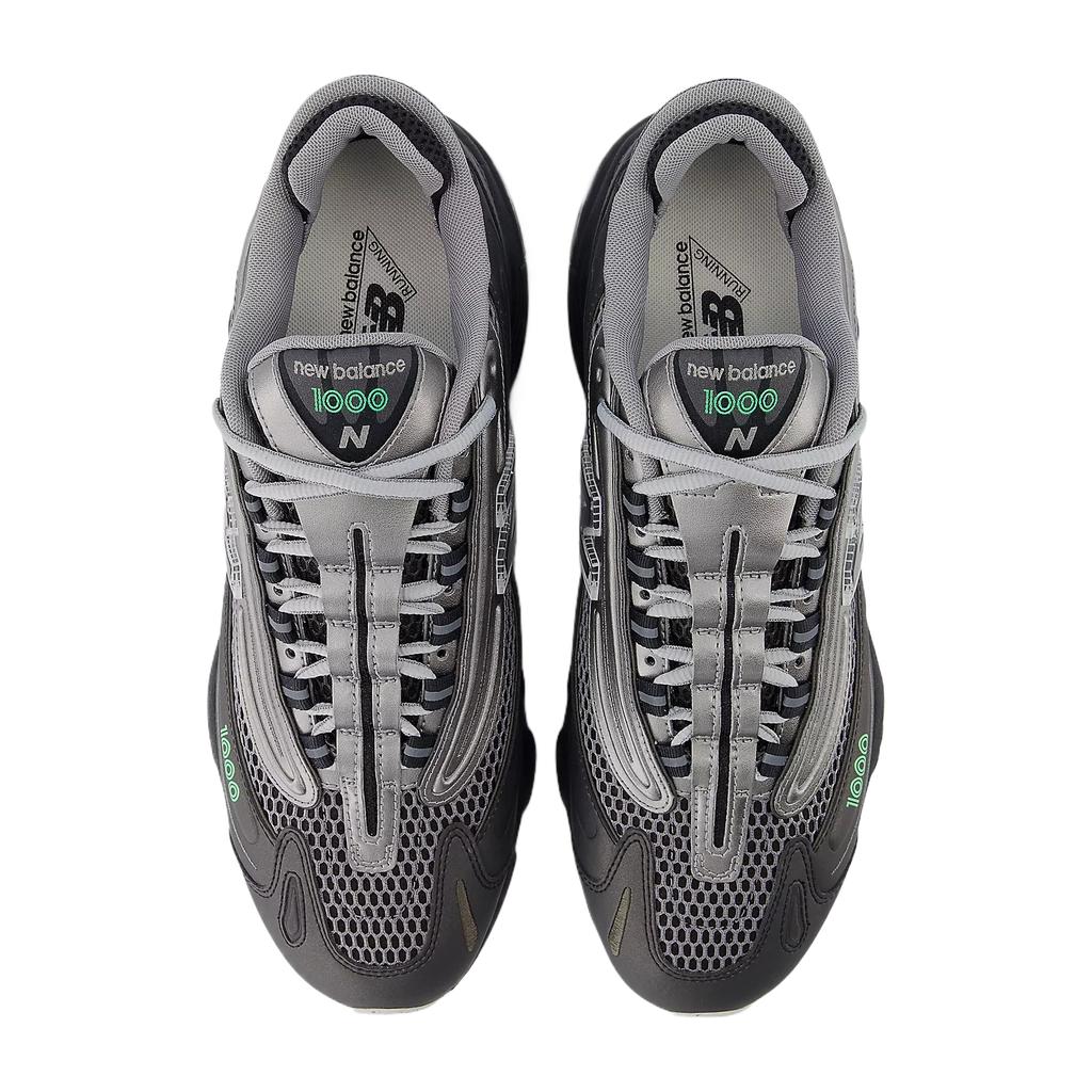 New Balance 1000 Lime Leaf Unisex Sneakers Grey Dark-Silver-Metallic M1000T