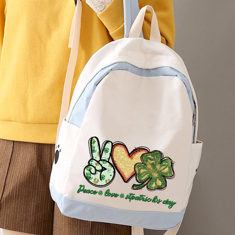 St Patrick Day Iron-On Transfer Hoodies Parches Ropa Diy Clothes Sticker Heat Transfer T-Shirt Thermal Patch For Pet Doll Cothes