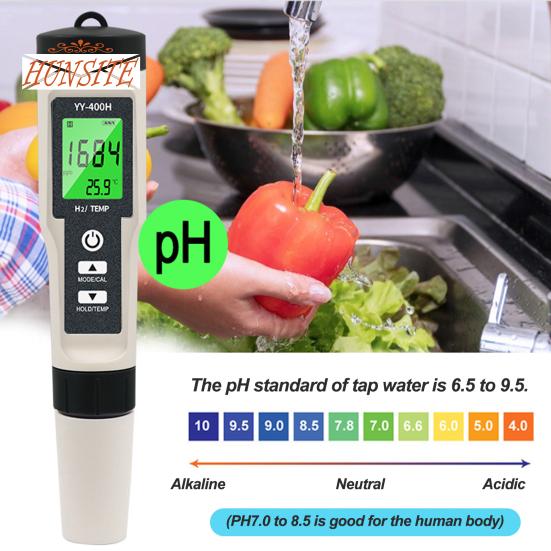 Высокоточный цифровой водородный измеритель качества воды - водонепроницаемая портативная ручка-тестер PH