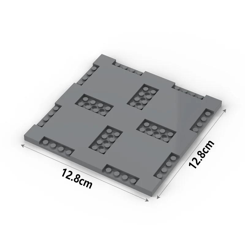 Urban Group Road Floor Building Blocks Humanoid Bridge Crossing Assembly Children's Toys