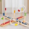Wooden Educational Ring Toss Game for Kindergarten: Enhancing Hands-on Skills, Concentration, and Logical Thinking