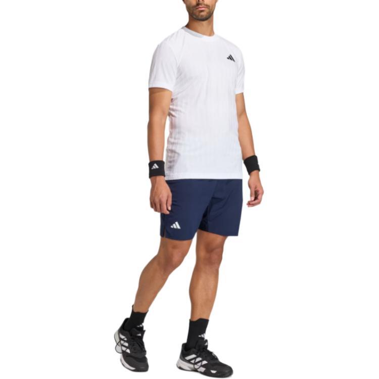 adidas Мужская футболка с коротким рукавом для тенниса Climacool Airchill, однотонная, приталенная, KA5894