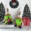 Cross-Border Christmas Green Grinch No-Face Doll Ornament