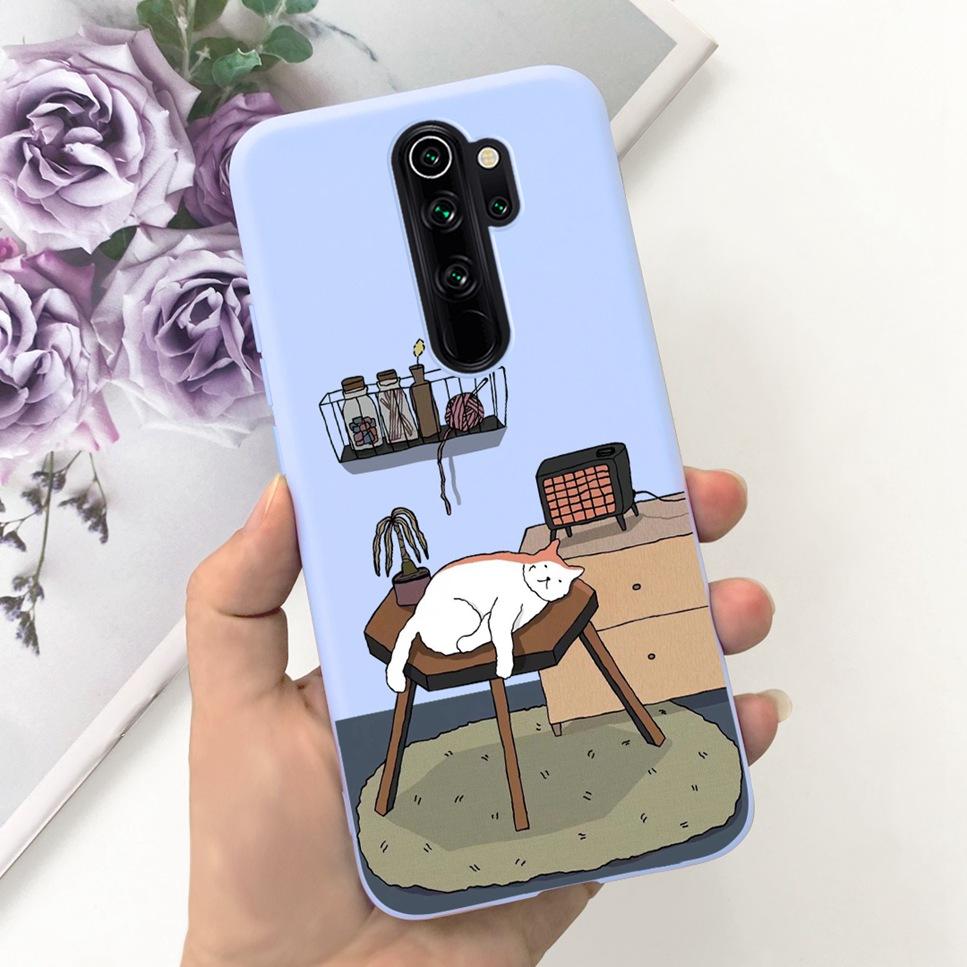 Для Xiaomi Redmi Note 8 Pro Чехол Модный Девушка Мягкий Силиконовый Задний Чехол Для Redmi Note 8Pro 8 pro Милый Мультяшный Чехол для Телефона Fundas