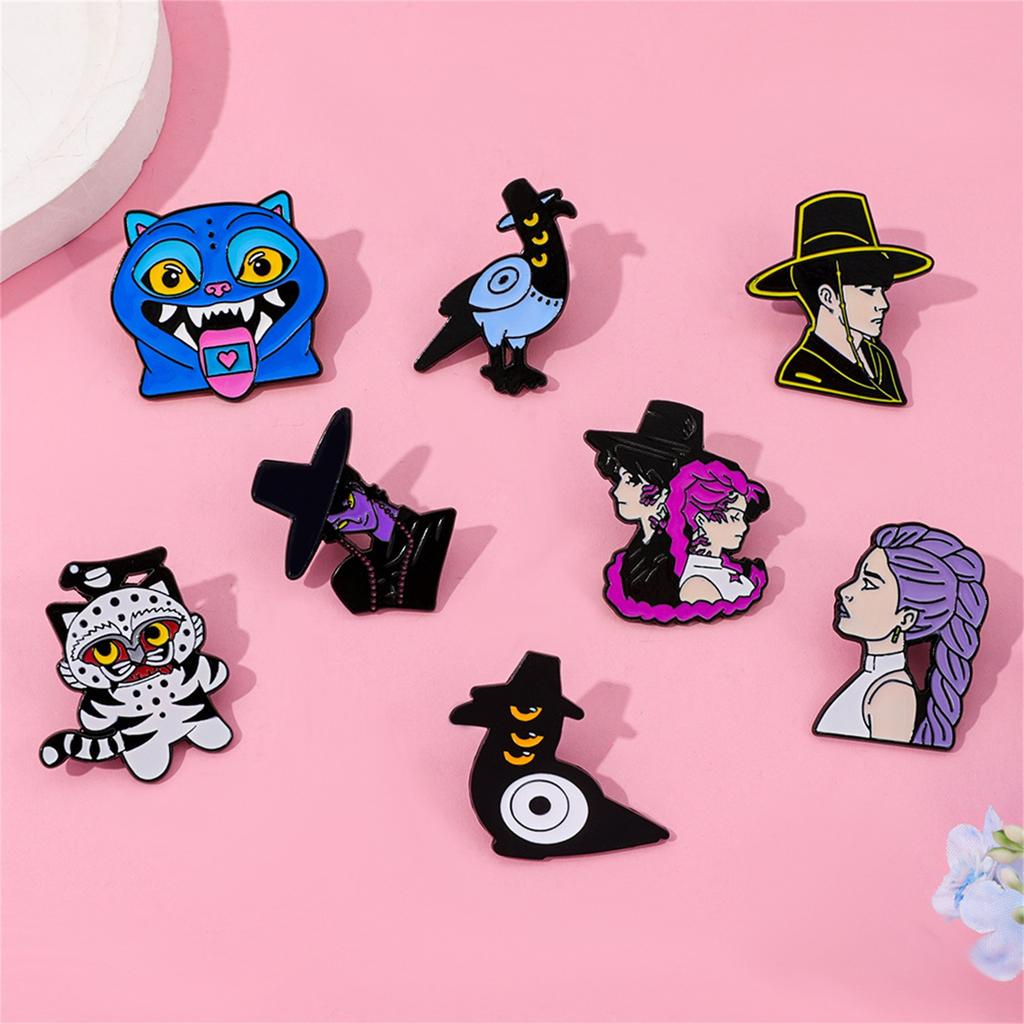 Metal Badge Animation Character Alloy Brooch Accessories