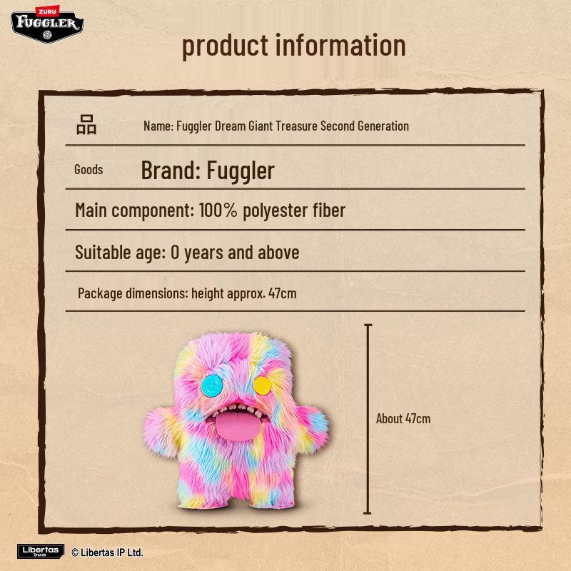 Плюшевая игрушка Fuggler Второе поколение: Милая игрушка-монстр - Уродливая, причудливая и модная