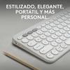 Беспроводная клавиатура - LOGITECH - K380s - QWERTY Испанская - Bluetooth - Белый