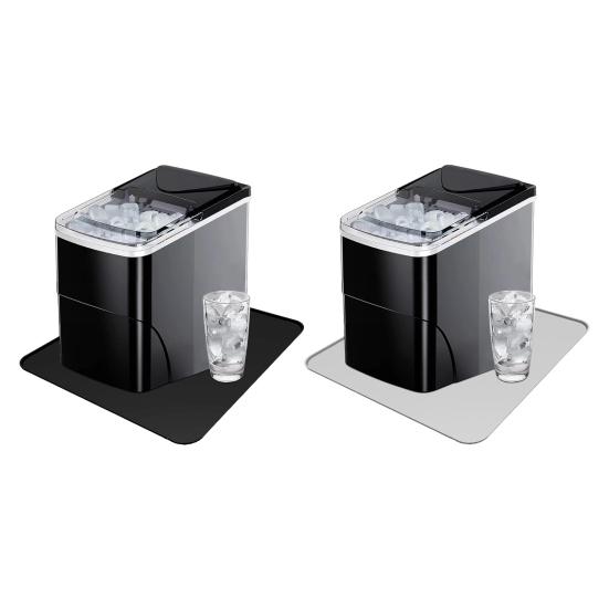 Коврик для льдогенератора, впитывающий воду, многоразовый коврик для лотка для льдогенератора, легко моющийся коврик для сушки посуды для кухни