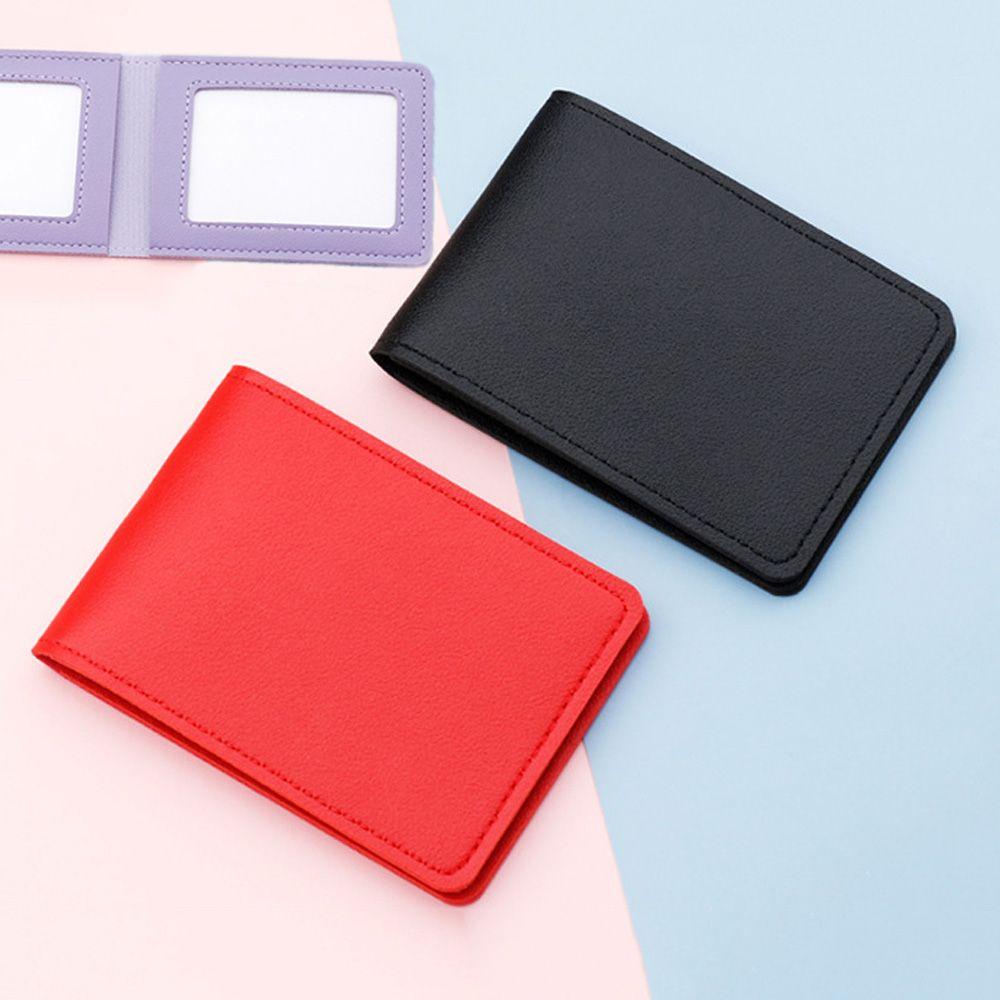 Driver's License Leather Case Card Bag Credit Card Holder Mini Purse Lady Wallet ID Card Holders