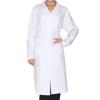 Удобная повседневная униформа врача медсестры с длинным рукавом, белый рабочий халат