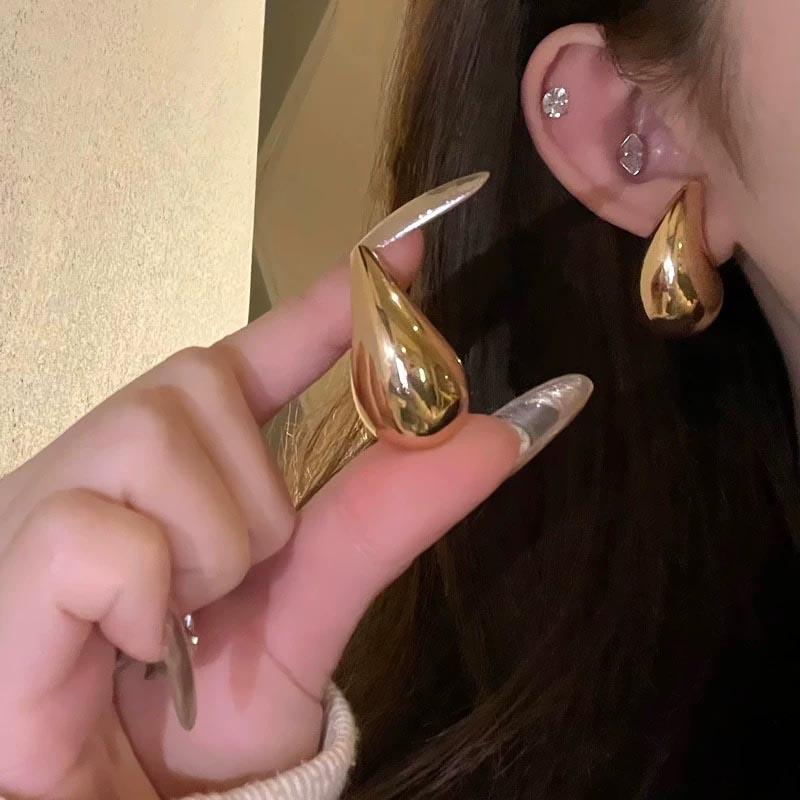 Новые модные массивные серьги-капли для женщин, индивидуальные глянцевые серьги-капли, серьги-капли в стиле бохо для девочек, модные ювелирные изделия, подарки