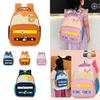 Trendy Lightweight Nylon Backpack For Kids Featuring Adorable Cartoon Design