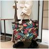 2025 Новая женская сумка на плечо в китайском этническом стиле, красочная сумка-тоут большой вместимости, модная холщовая женская сумка через плечо, сумки-багеты