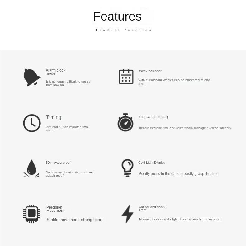 SMAEL Спортивные часы на открытом воздухе Мужские и женские многофункциональные творческие индивидуальные часы для молодых студентов