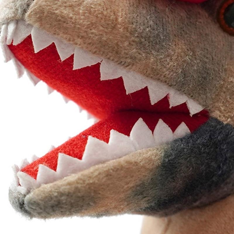 Soft Plush Dinosaur Puppet Doll Toy For Children Educational Role Playing Dinosaur Stuffed Animals Toy for Storytelling