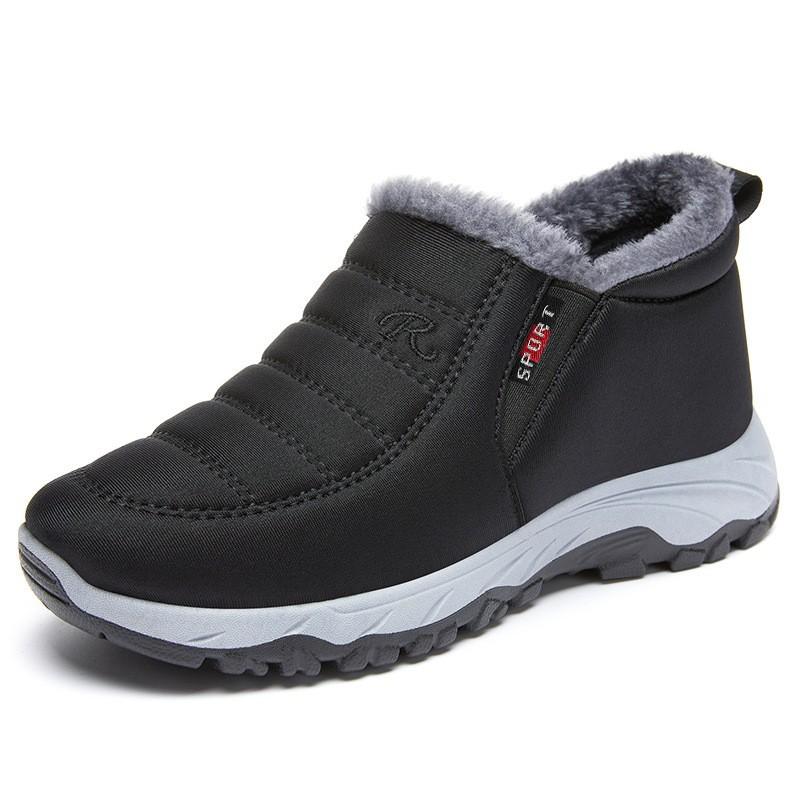 Cotton shoes women's winter new shoes women's couples walking shoes piled thickened men's and women's snow boots women
