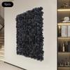 6 шт. Искусственная цветочная стеновая панель, 14,96x14,96 дюйма квадратный цветочный фон с гортензией, георгиной, розой, черный элегантный свадебный декор