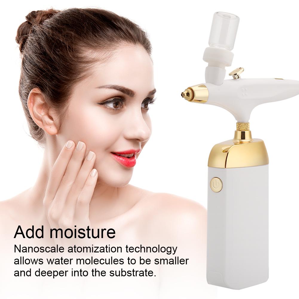 Ручной аппарат для увлажнения кожи с кислородной инъекцией, аэрограф, набор для татуировок, распылитель краски, белый